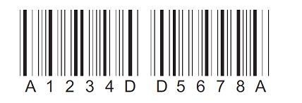 Required format for Codabar concatenation