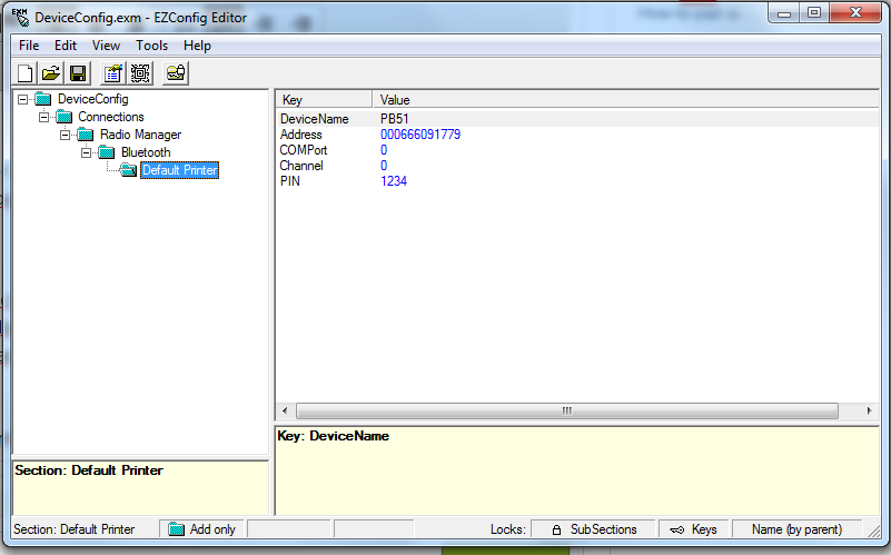 How to create an EzConfig bar code to pair the Dolphin 70E Black to a ...