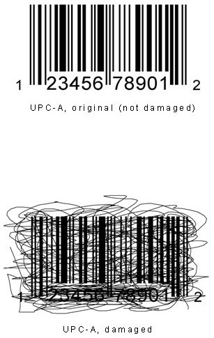 70 Series / CK3NG / 2D Scanners - Intermec Damage 1D Codes