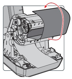 How to correctly load Ink Ribbon on the Honeywell PC42t desktop printer