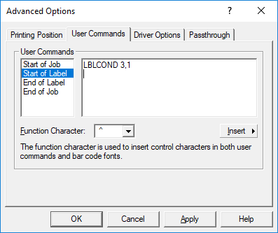 InterDriver 2017.1 M-3 Print over multiple labels setting does not work
