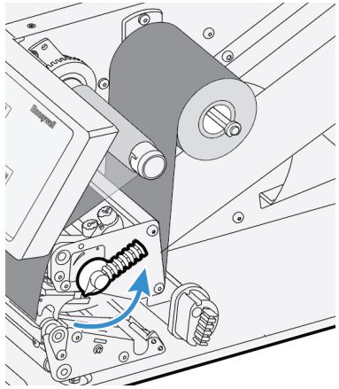 How to load ribbon on PX4ie and PX6ie printers
