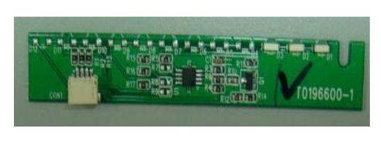 PC43D what is the part number for the top part of the label stop sensor?