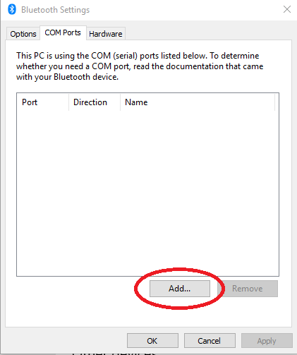 Voyager 1602g Connecting to OPOS Through a Serial Bluetooth Connection