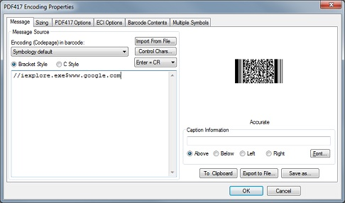 Can a Mobile Computer open a Web page by scanning a barcode?