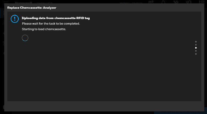 How to use the VC4 Operators Menu to Install a new Chemcassette.