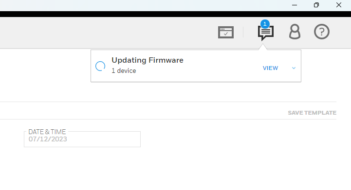 How to Update MultiRAE Firmware using a local file with SSDC?