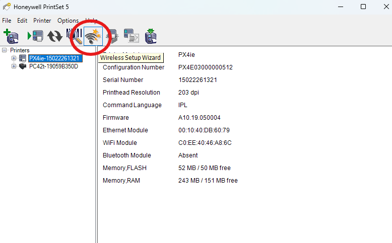 How to configure your printer for the Wi-Fi network in Printset5