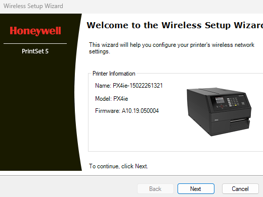 How to configure your printer for the Wi-Fi network in Printset5