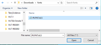 How to Load Fonts to a Honeywell Printer Using IPL Command Language