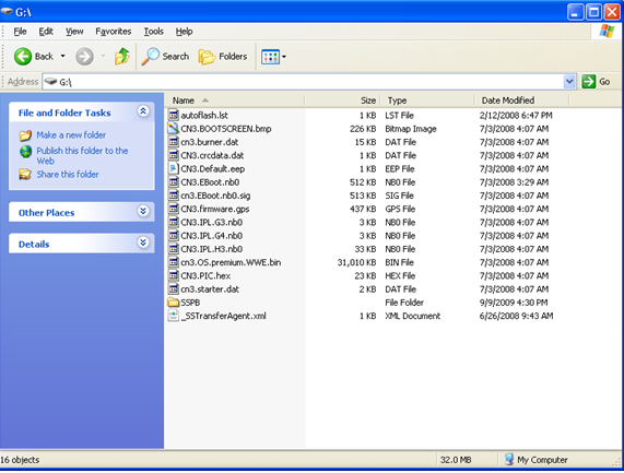 CN3 OS and SSPB upgrade Mobile 5 files