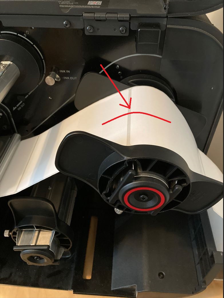 PX940V printer jams intermittently with fanfold media