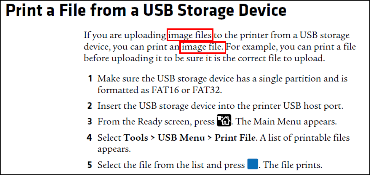 How can I print a label file from a USB thumb drive on a Intermec (by ...
