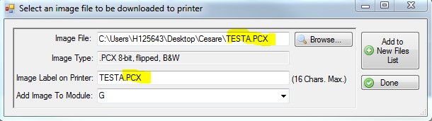 RP Series: How to save .PCX image in the printer and recall it in ...