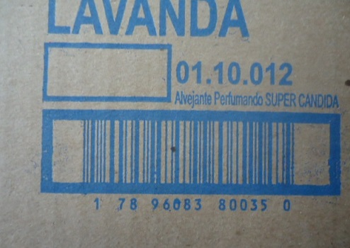 Reading difficulties of the barcodes printed on brown boxes