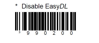 How to disable EasyDL Plug-in in Metrologic devices?