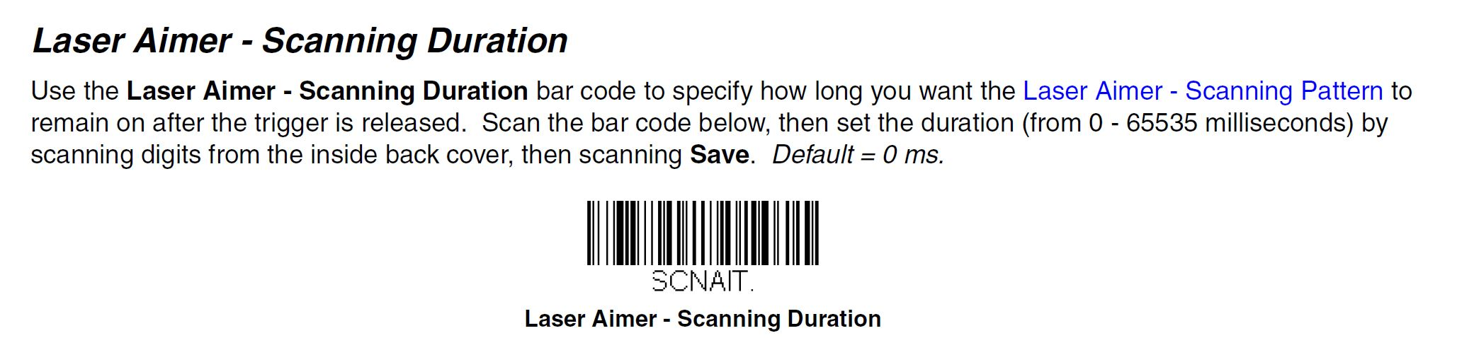 Granit series of Industrial Scanners - how to set the scanner that the ...