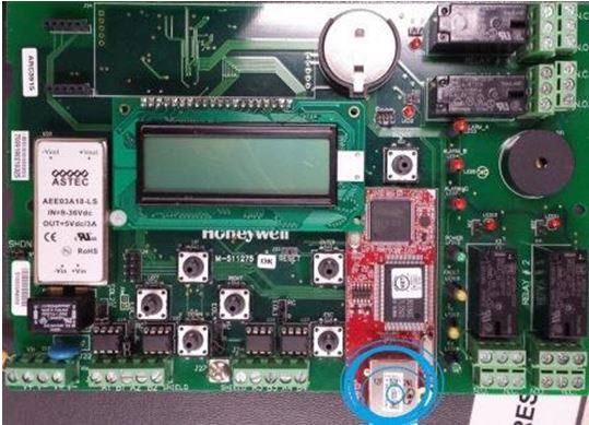 Where can I find the BacNet MAC address on the 301-C?