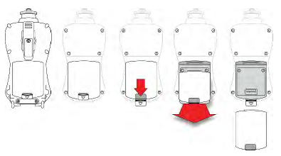 How to remove the battery from the MultiRAE?