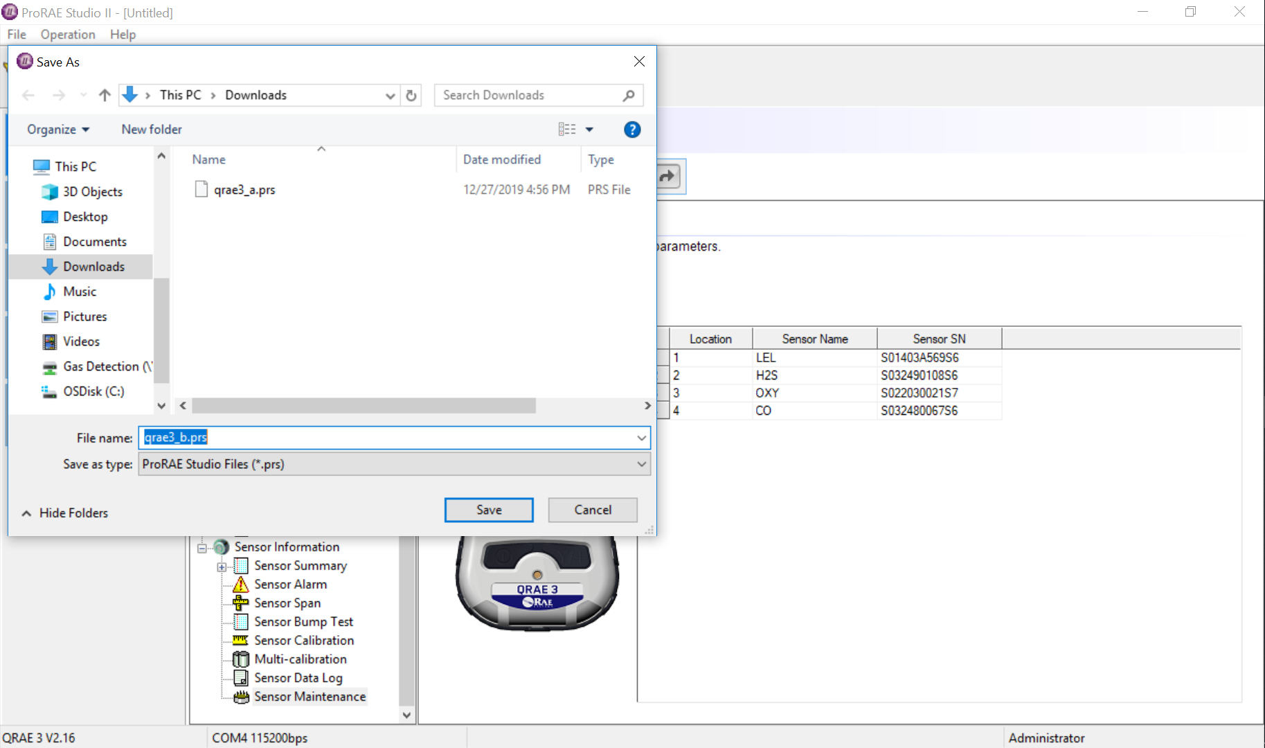 How to perform/transfer a Configuration Template (PRS file) for other ...