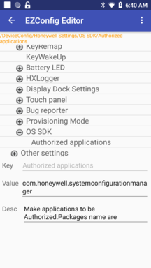 How to successfully use Android OS SDK function ApplyConfigByFile