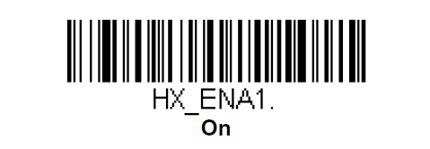 Is the Han Xin Code enabled in Xenon 1900 default settings?