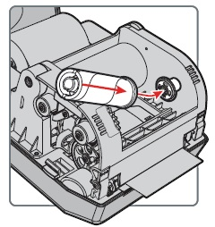 How to correctly load Ink Ribbon on the Honeywell PC42t desktop printer
