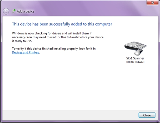Installing an Intermec Bluetooth scanner in the SPP mode with Windows ...