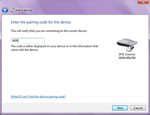 Installing an Intermec Bluetooth scanner in the SPP mode with Windows ...