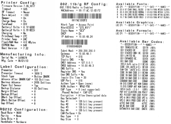 microFlash MF4te / MF2te / PrintPad How to print a self-test label ...
