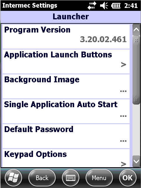 Launcher - How to set the password?