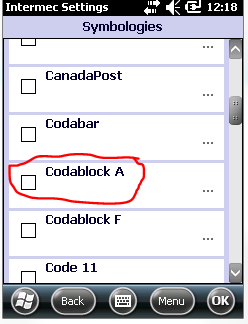 Why CK3R with EA31 does not read Code 39 barcodes containing