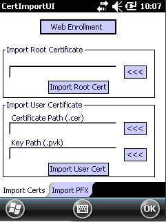 How to install a root certificate in Honeywell Windows Devices?