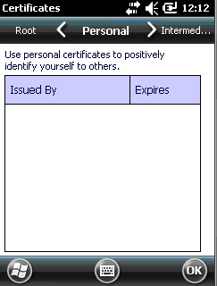 How to install a root certificate in Honeywell Windows Devices?