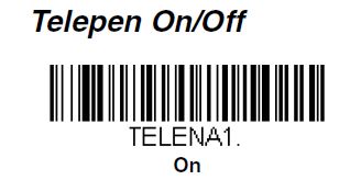 How to enable Telepen symbology?