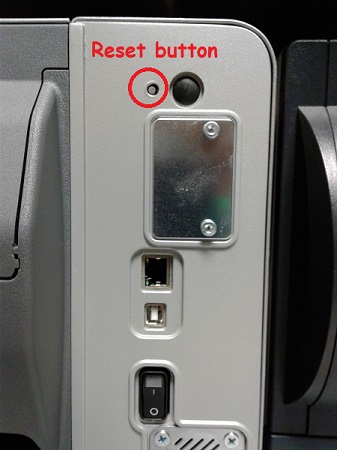 How to manually Factory Default Performance Series industrial printers