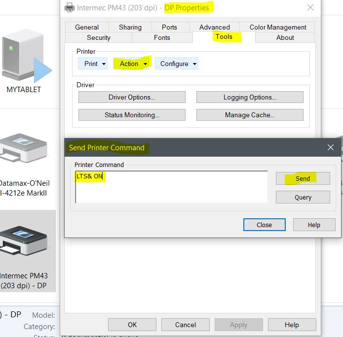 PM43 - Pause required between each label