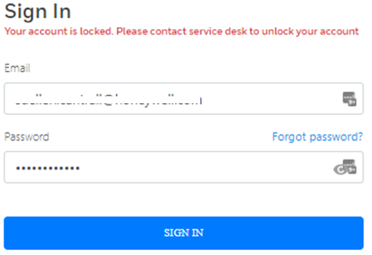 Operational Intelligence: How to reset my password or unlock my account?