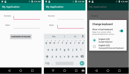 Android with hardware keyboard: force show/hide Soft Keyboard on EditText