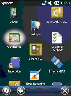 How to install a root certificate in Honeywell Windows Devices?